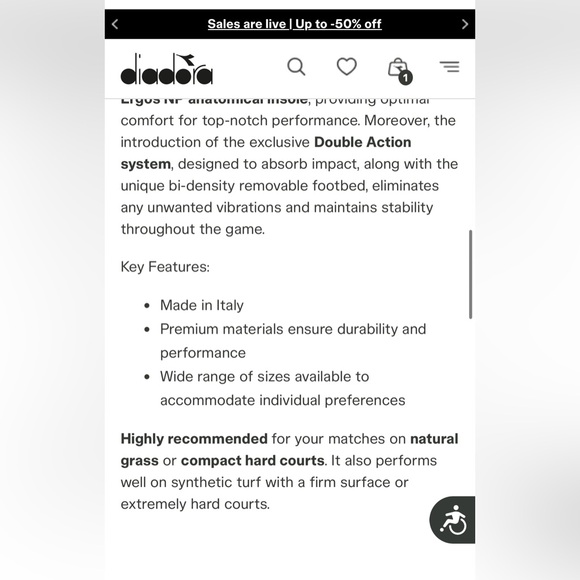 Diadora Brazil Italy OG GR LT+ MDPU men’s soccer cleats 8.5 Italian leather - Picture 4 of 7